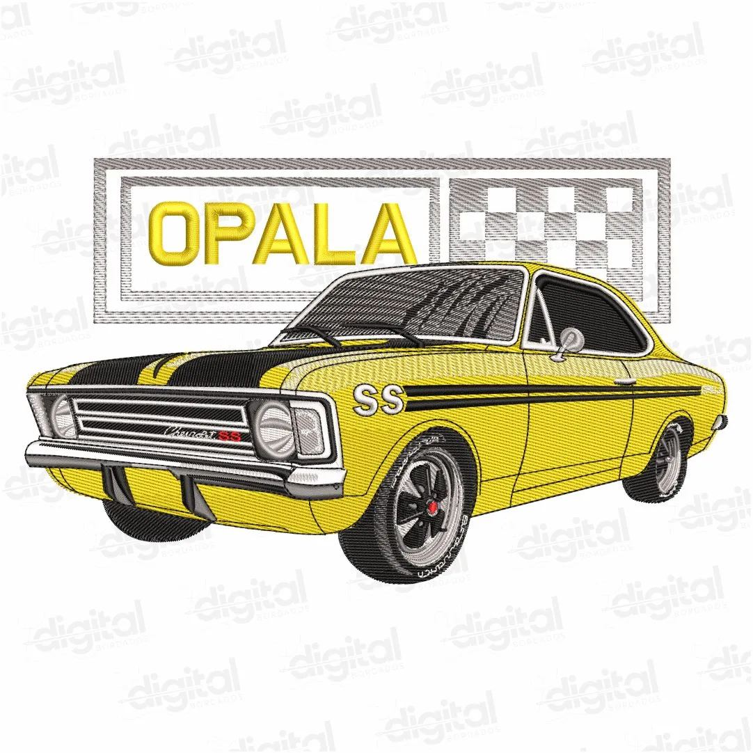 Matriz Bordado Carro Opala 1