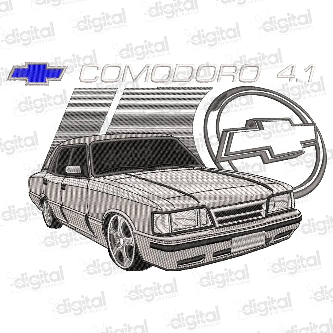 Matriz Bordado Carro Opala Comodoro 2