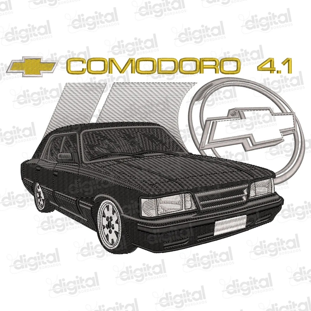 Matriz Bordado Carro Opala Comodoro 3