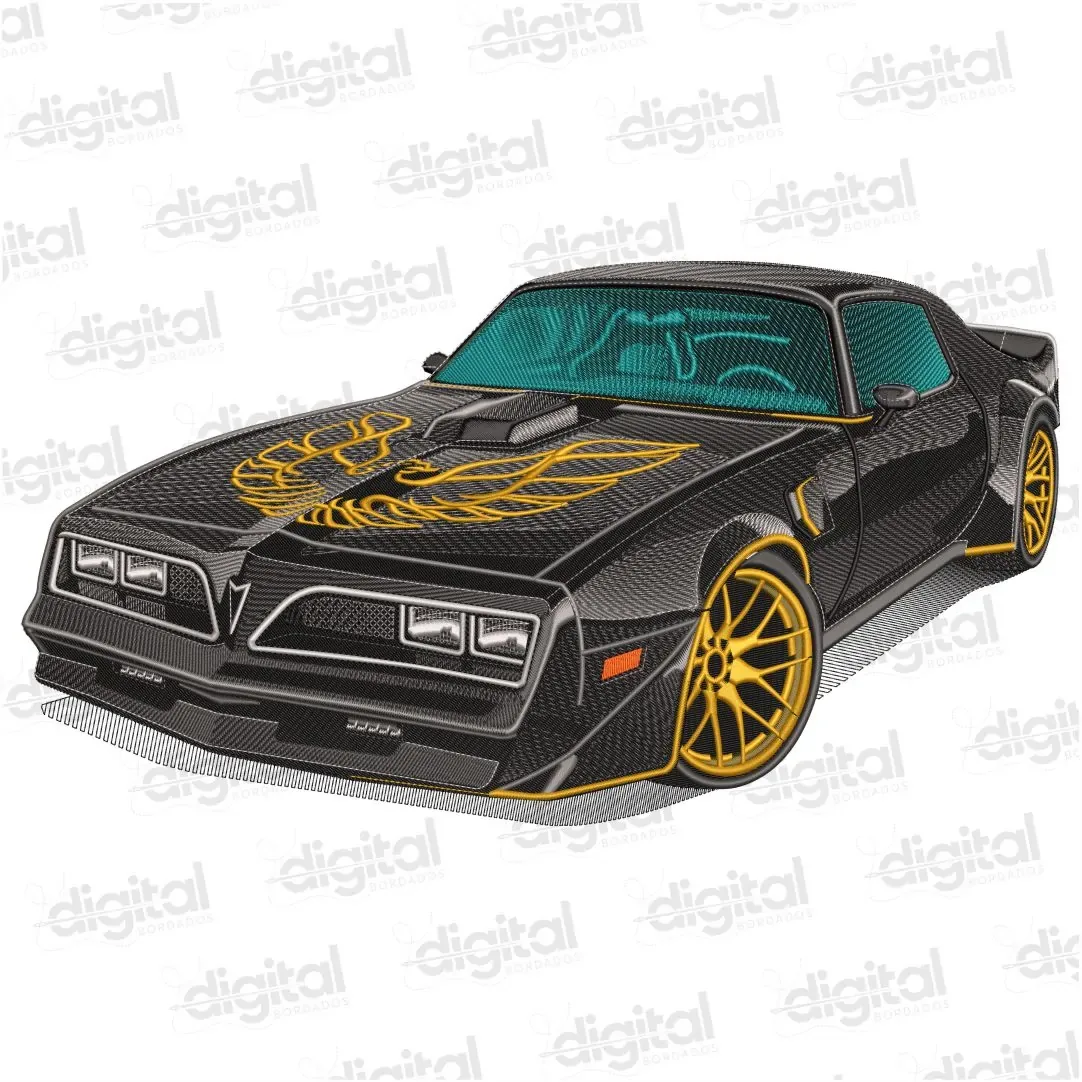 Matriz Bordado Carro Pontiac Firebird