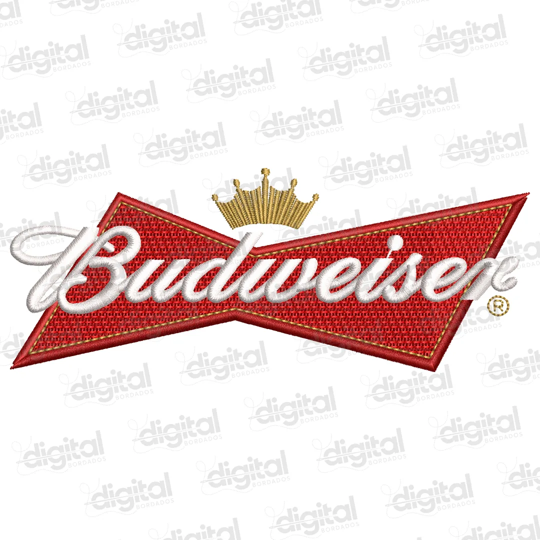 Matriz Bordado Logo Budweiser