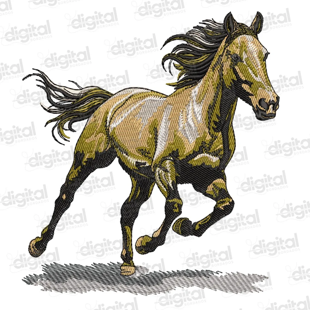 Matriz Bordado Cavalo Realista