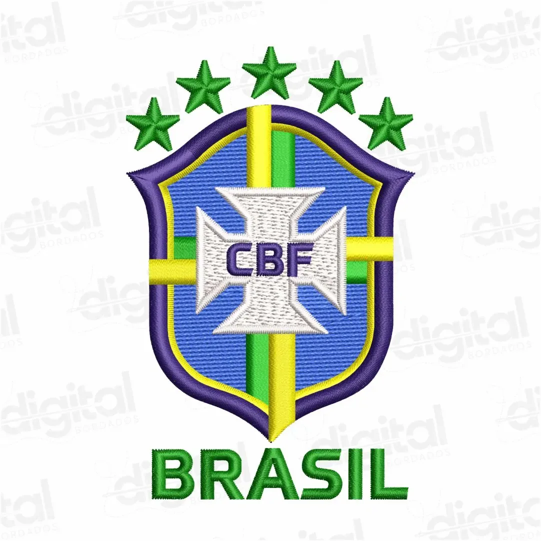 Matriz Bordado CBF Brasil