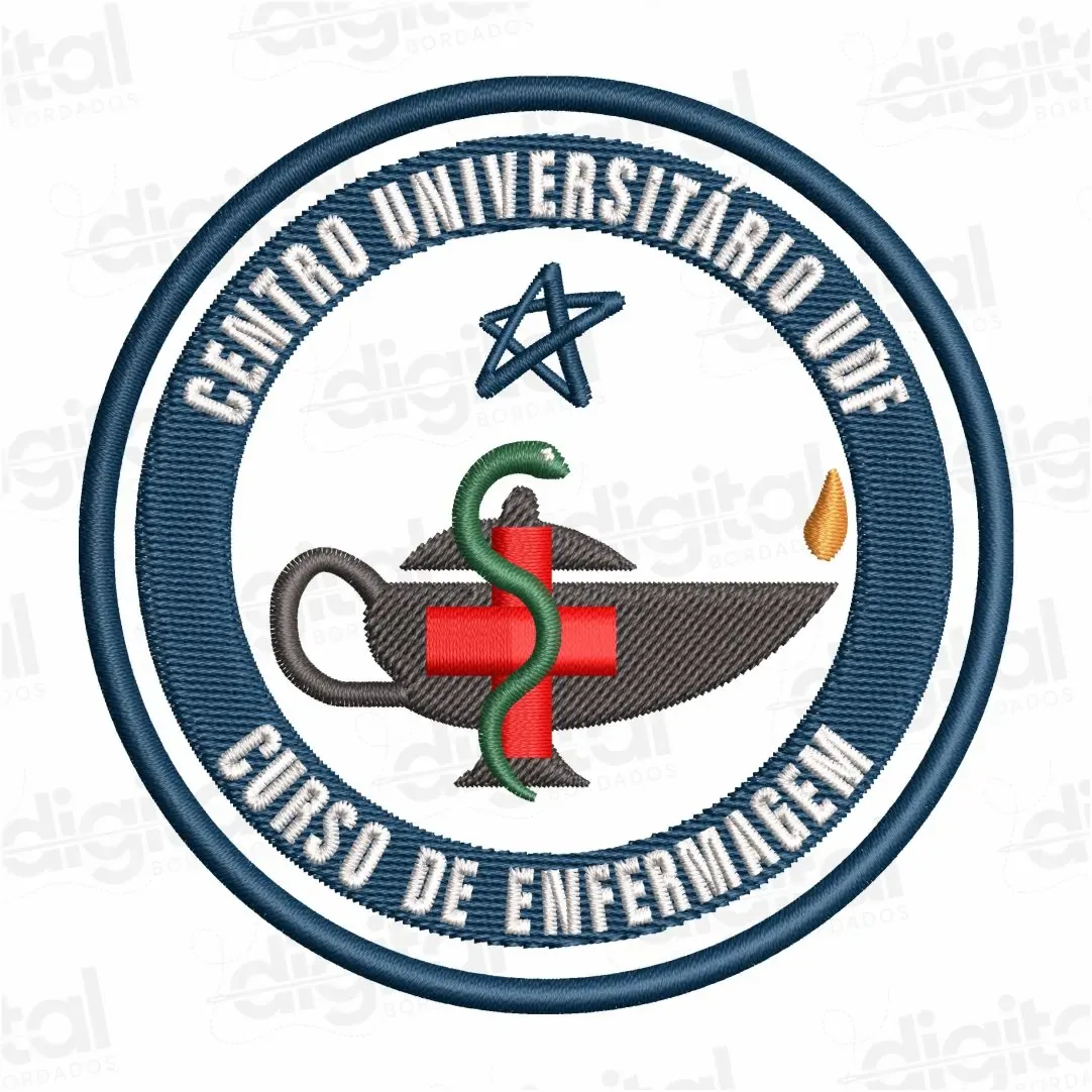 Matriz Bordado Centro Universitário UDF - Curso Enfermagem