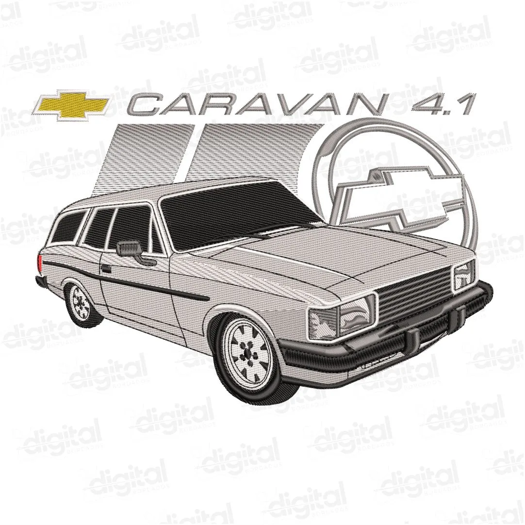 Matriz Bordado Chevrolet Caravan 1