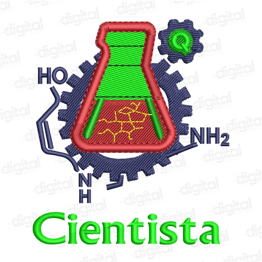 Matriz Bordado Cientista 1