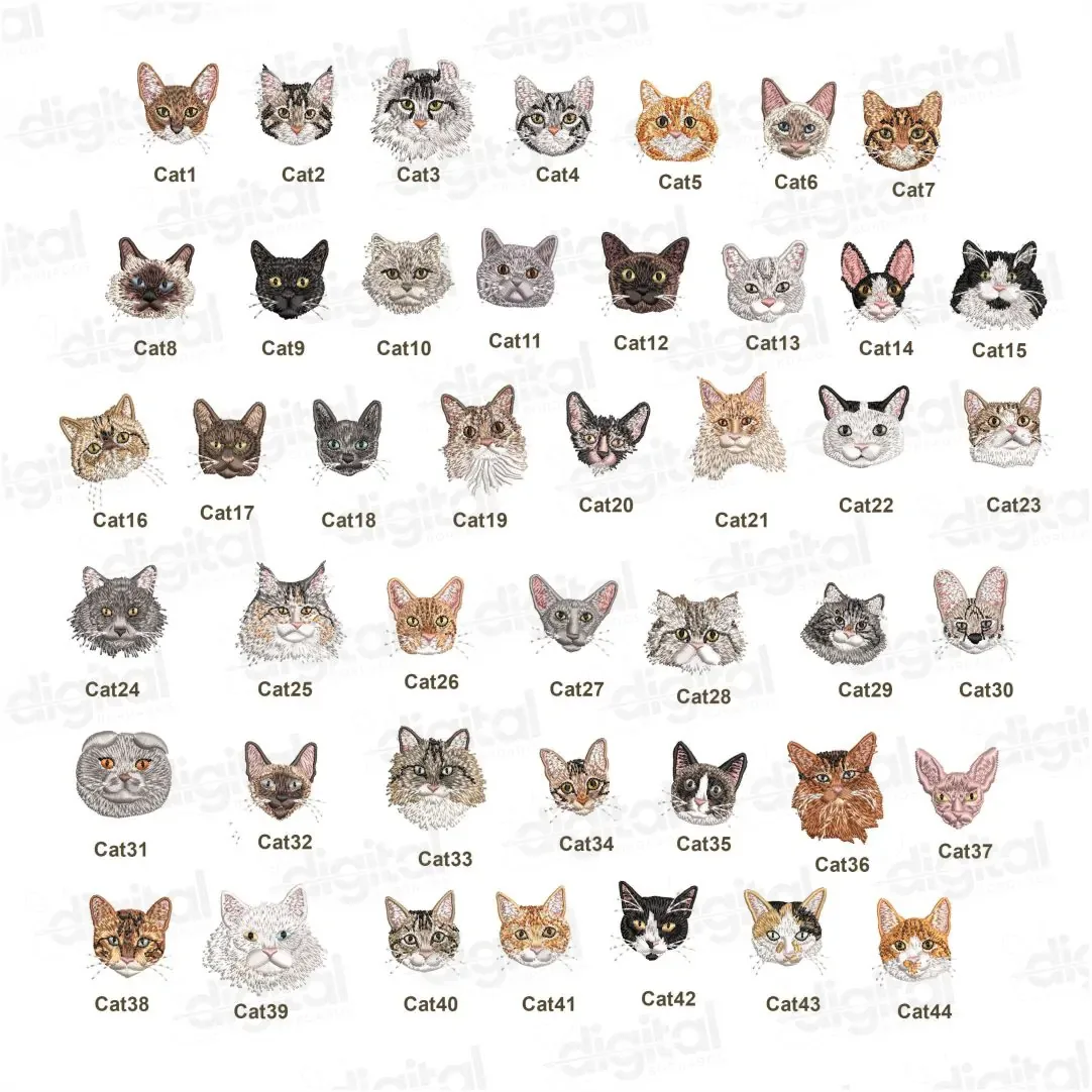 Matriz Bordado Coleção de Gatinhos 2