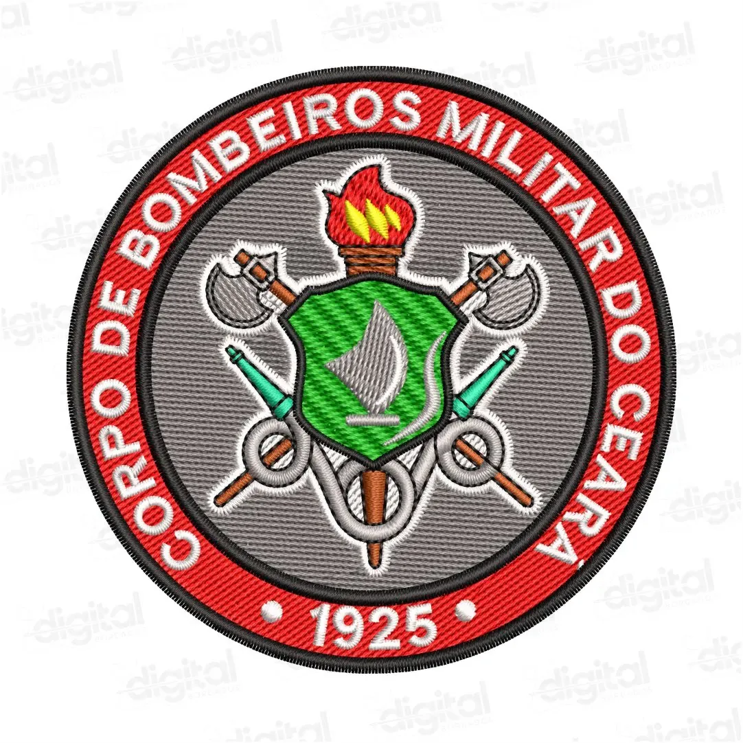 Matriz Bordado Corpo de Bombeiros Militar do Ceará