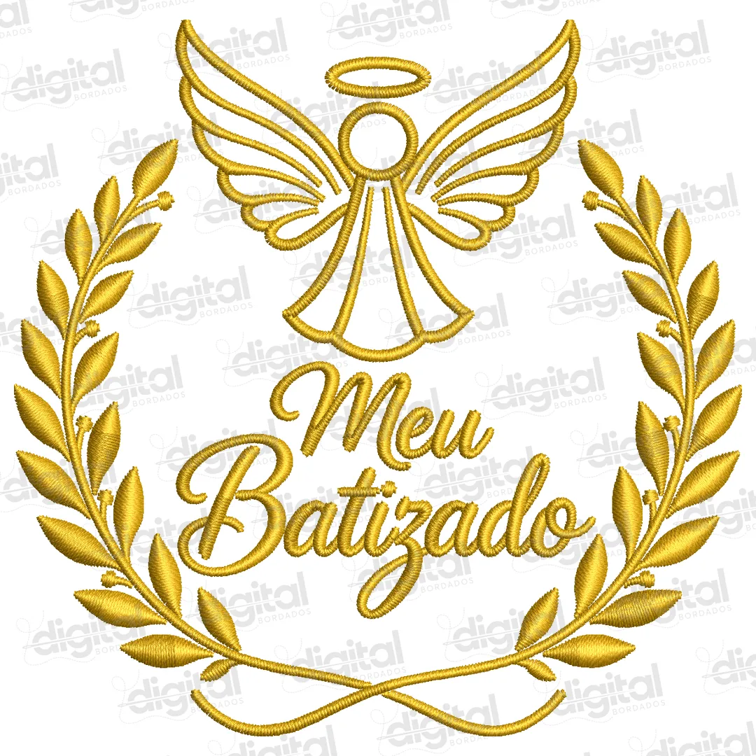 Matriz Bordado Meu Batizado