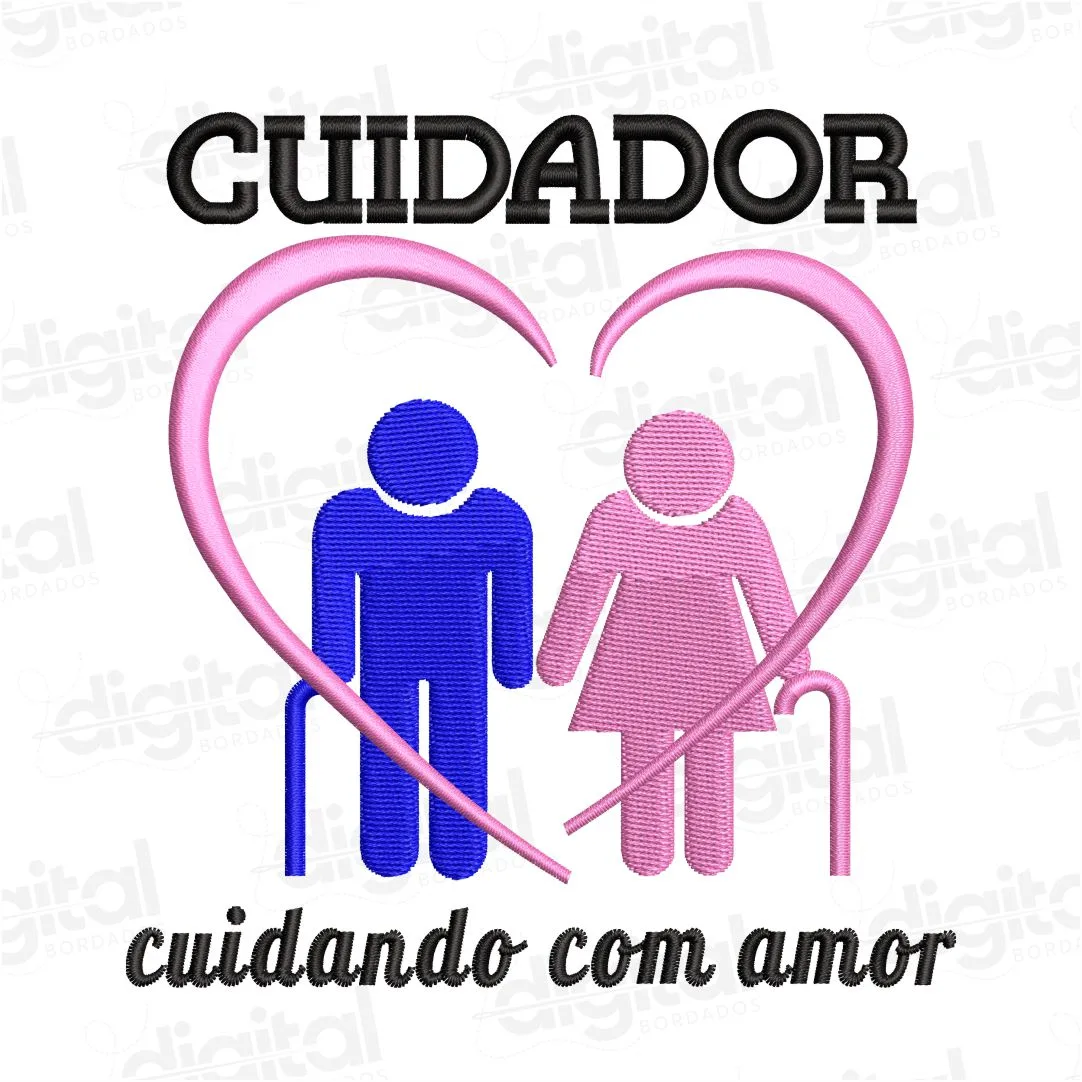 Matriz Bordado Cuidador de Idoso 3