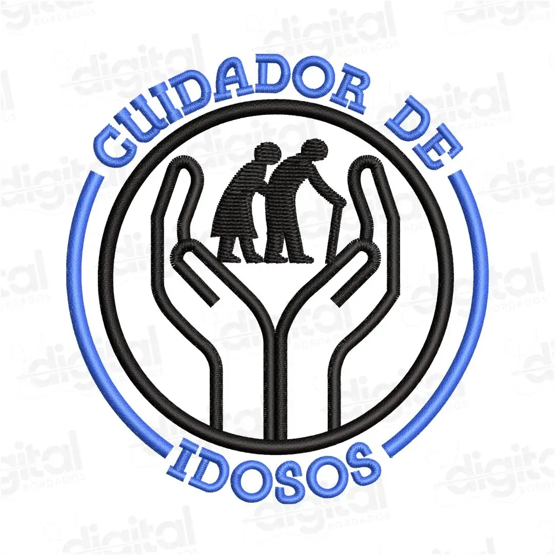 Matriz Bordado Cuidador de Idosos 4