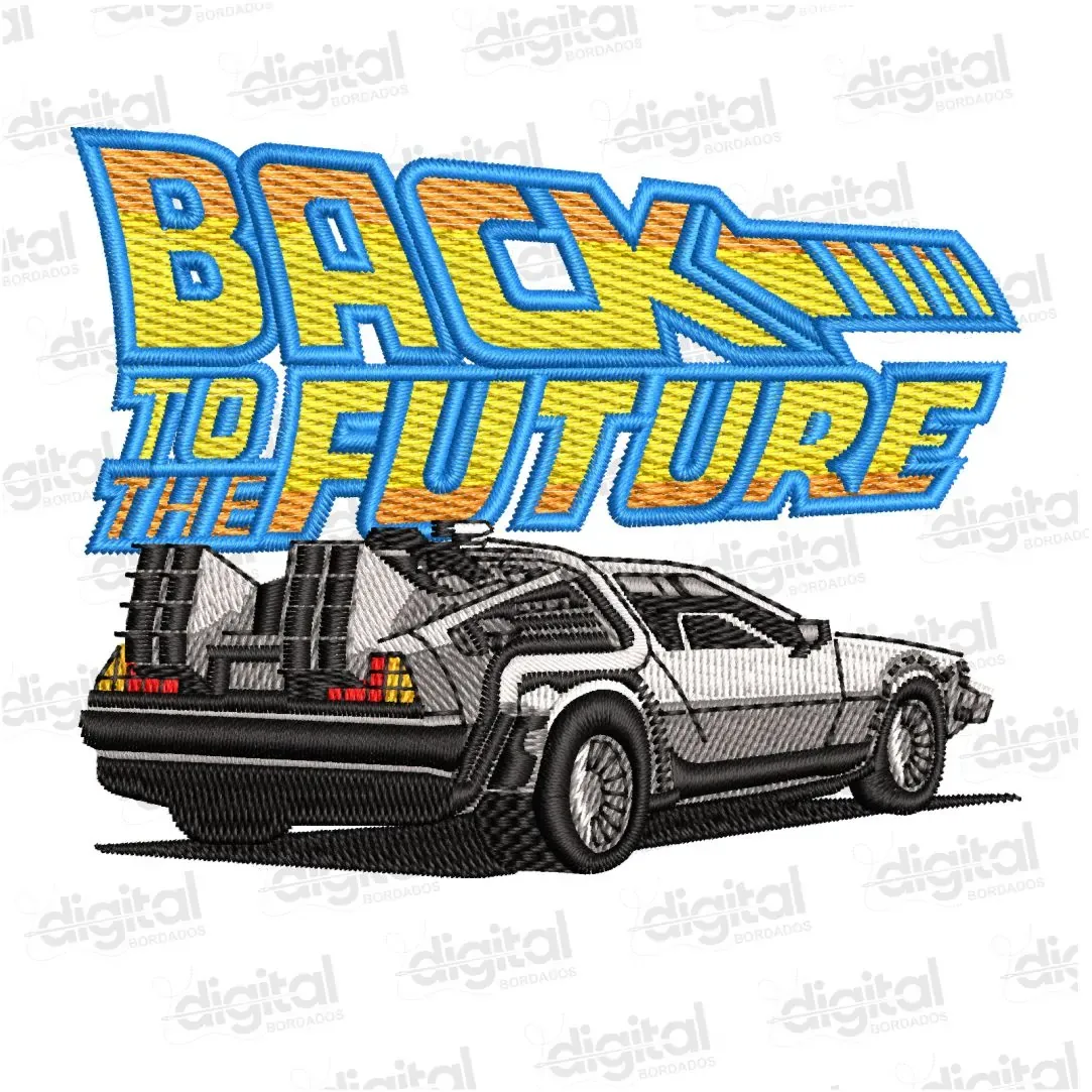 Matriz Bordado De Volta para o Futuro