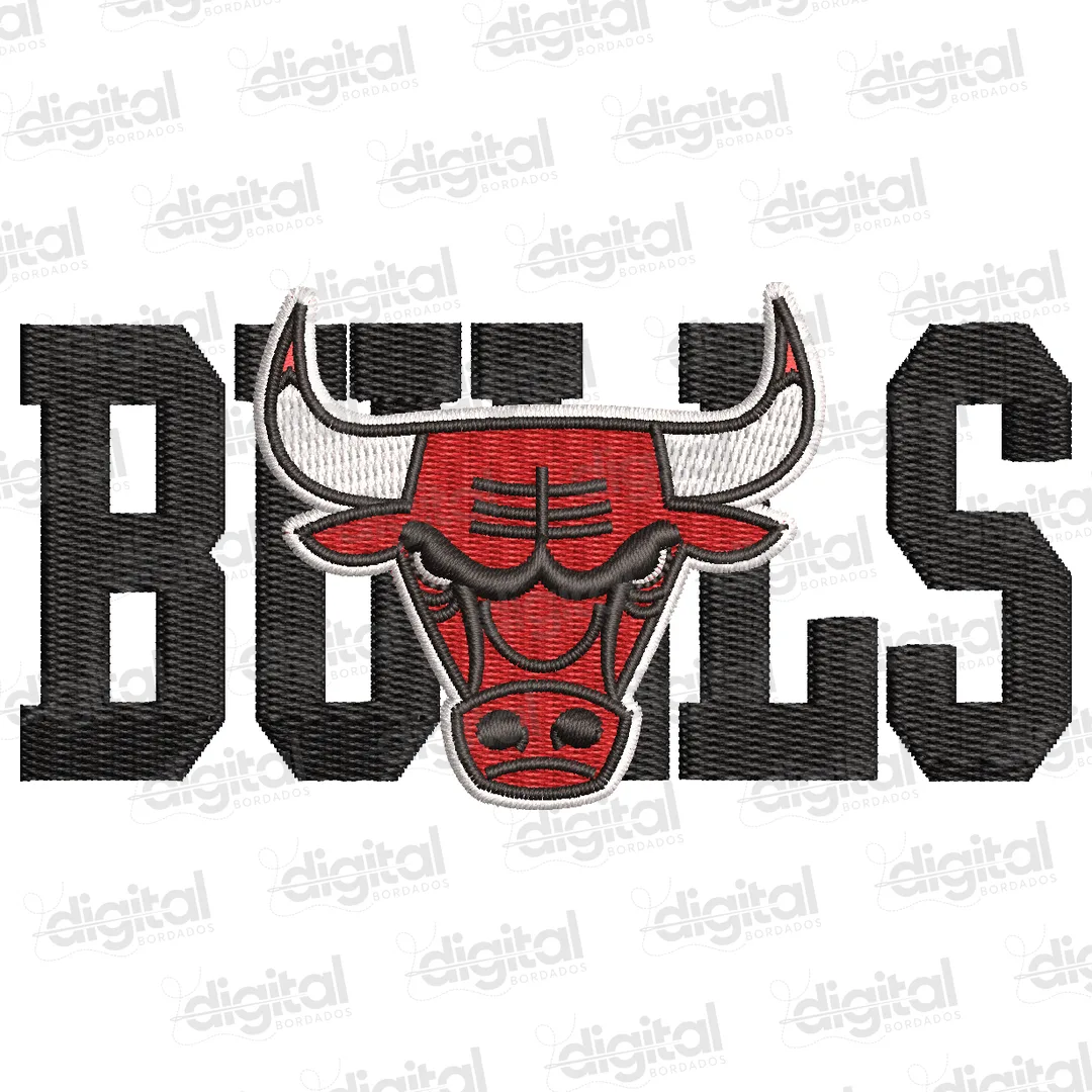 Matriz Bordado Chicago Bulls