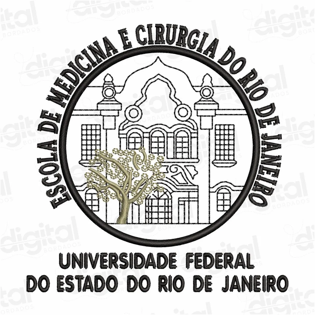 Matriz Bordado Escola de Medicina e Cirurgia do RJ