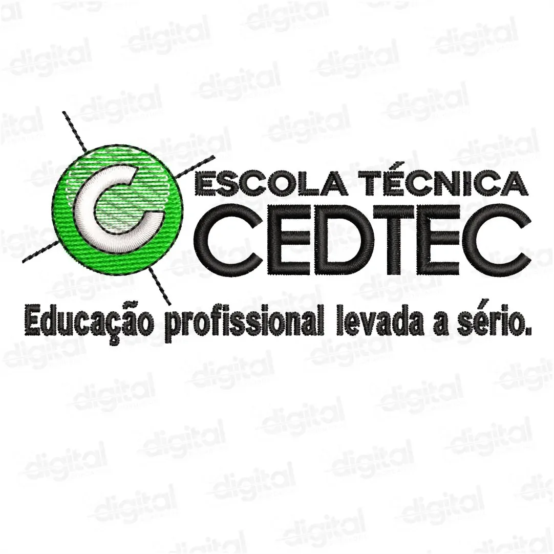 Matriz Bordado Escola Técnica Ced Tec