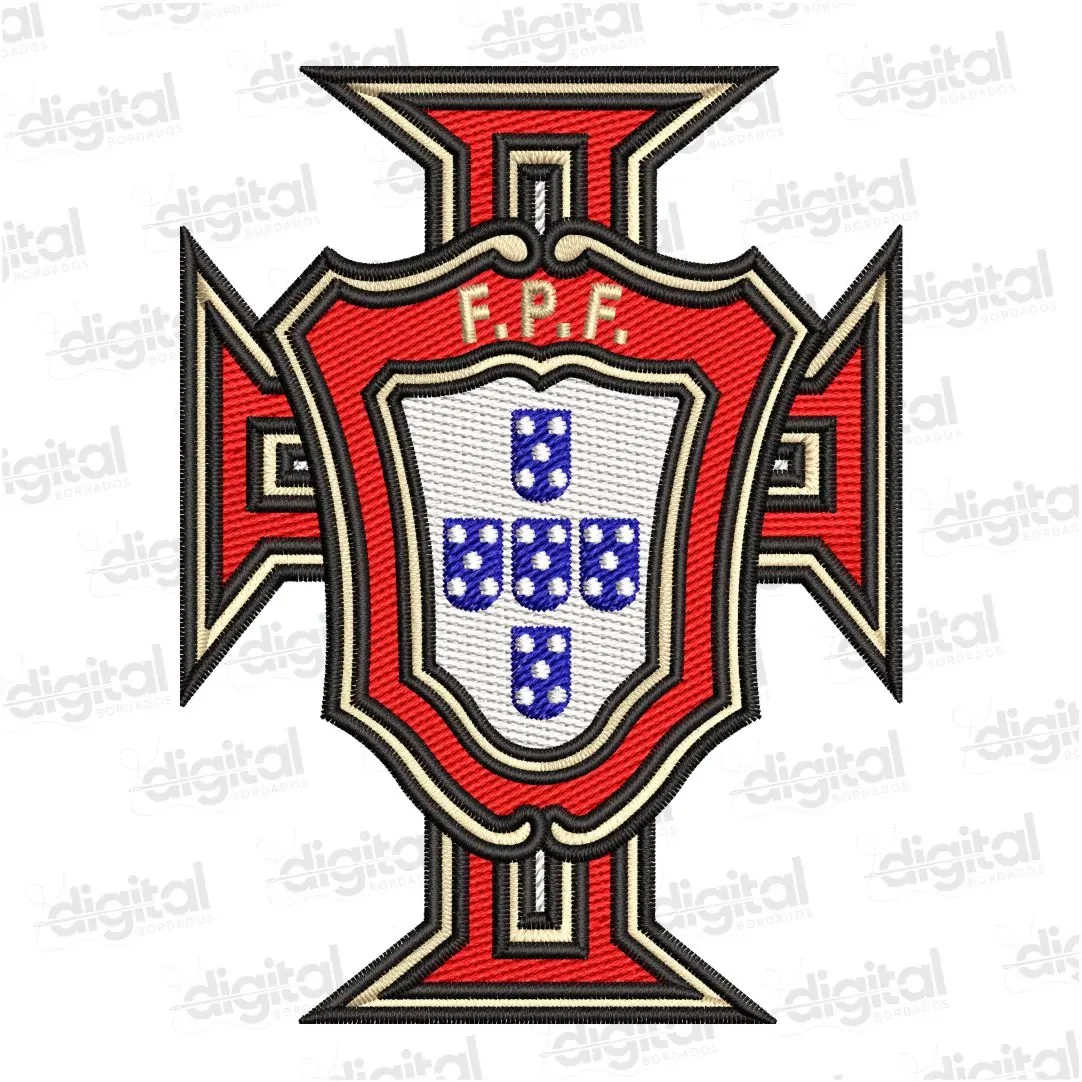 Matriz Bordado Escudo Federação Portuguesa de Futebol FPF