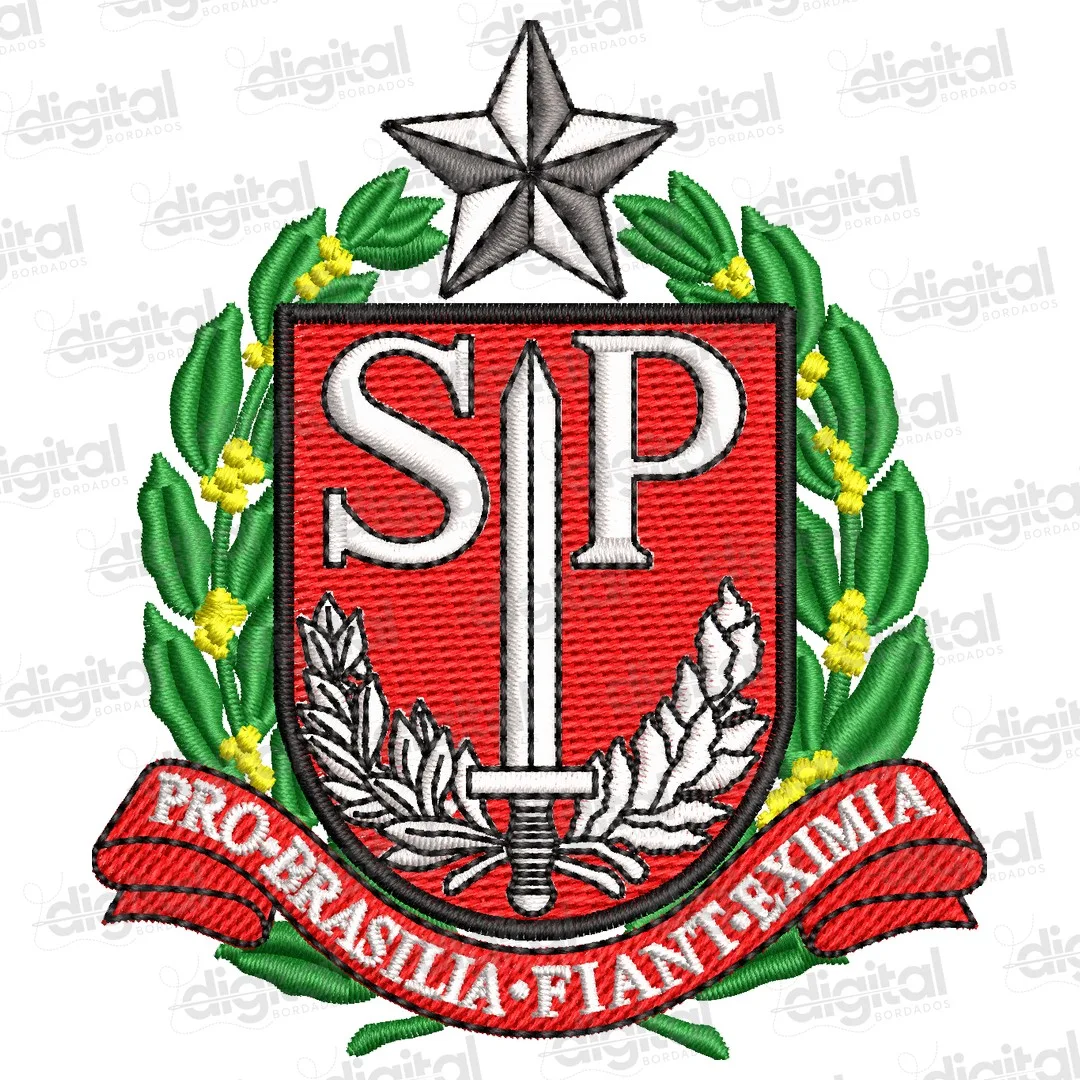 Matriz Bordado Brasão Governo de São Paulo