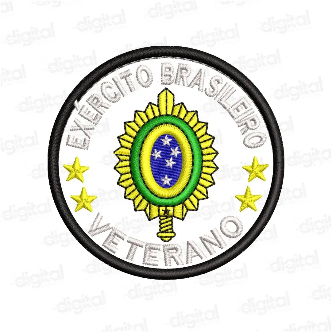 Matriz Bordado Exército Brasileiro Veterano 2