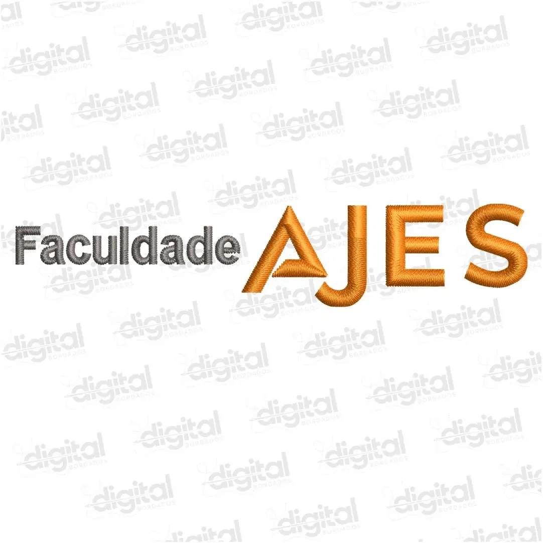 Matriz Bordado Faculdade AJES