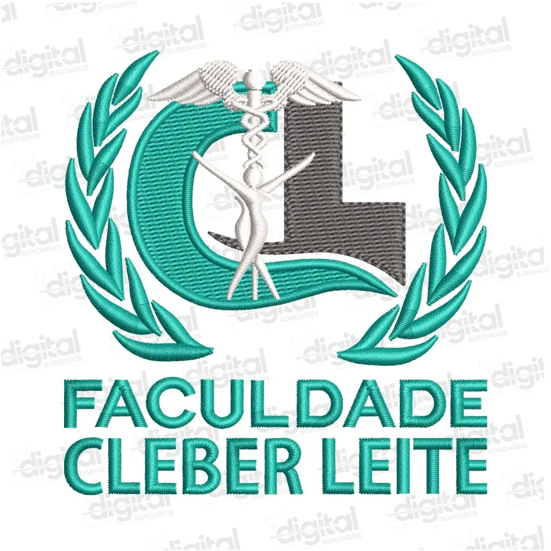 Matriz Bordado Faculdade Cleber Leite Estética