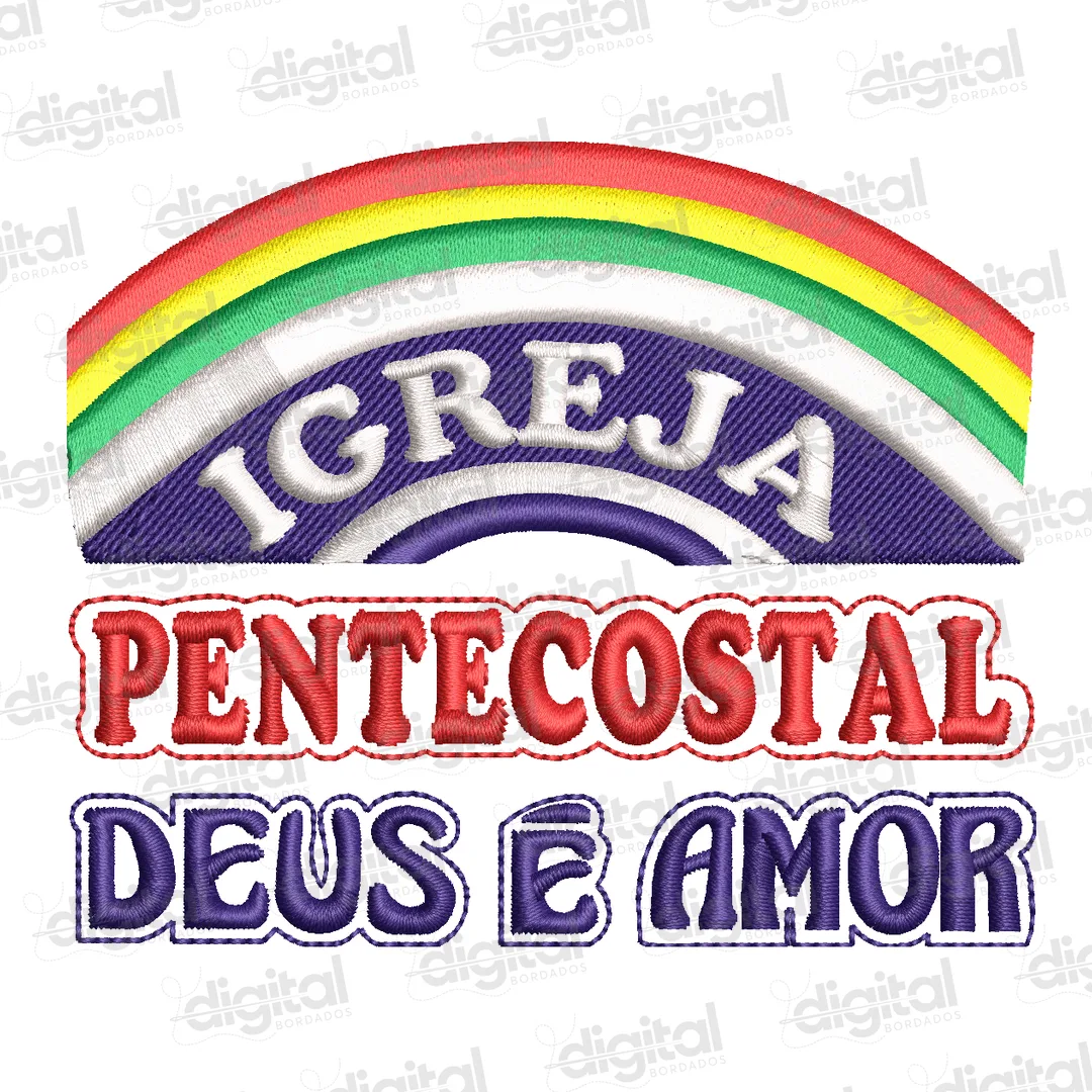 Matriz Bordado Igreja Pentecostal Deus é Amor