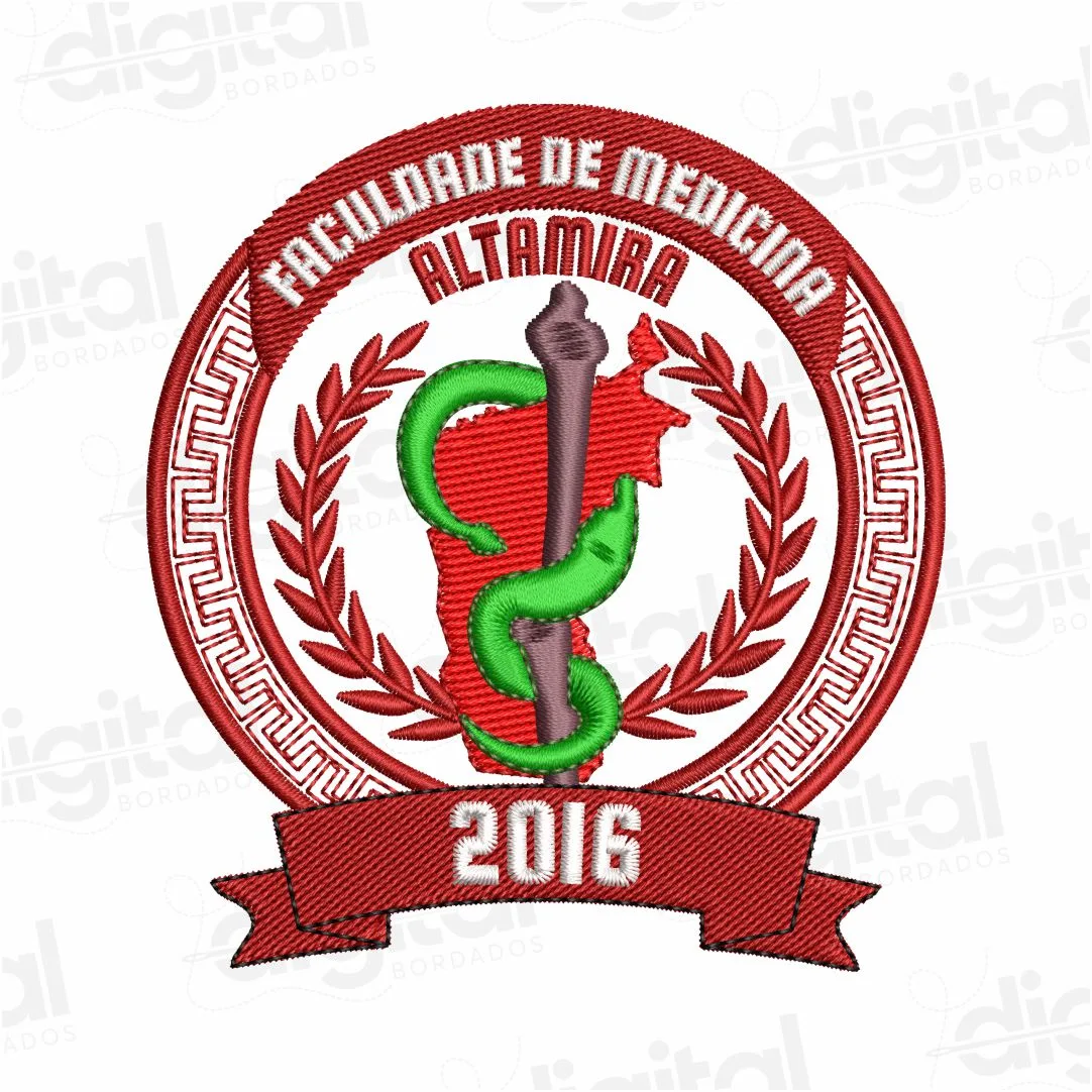 Matriz Bordado Faculdade Medicina de Altamira
