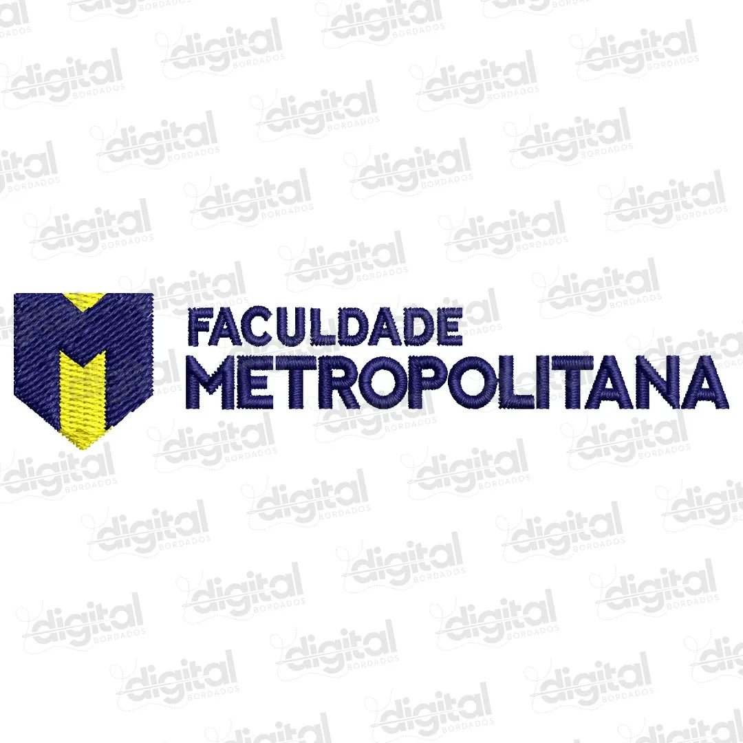Matriz Bordado Faculdade Metropolitana
