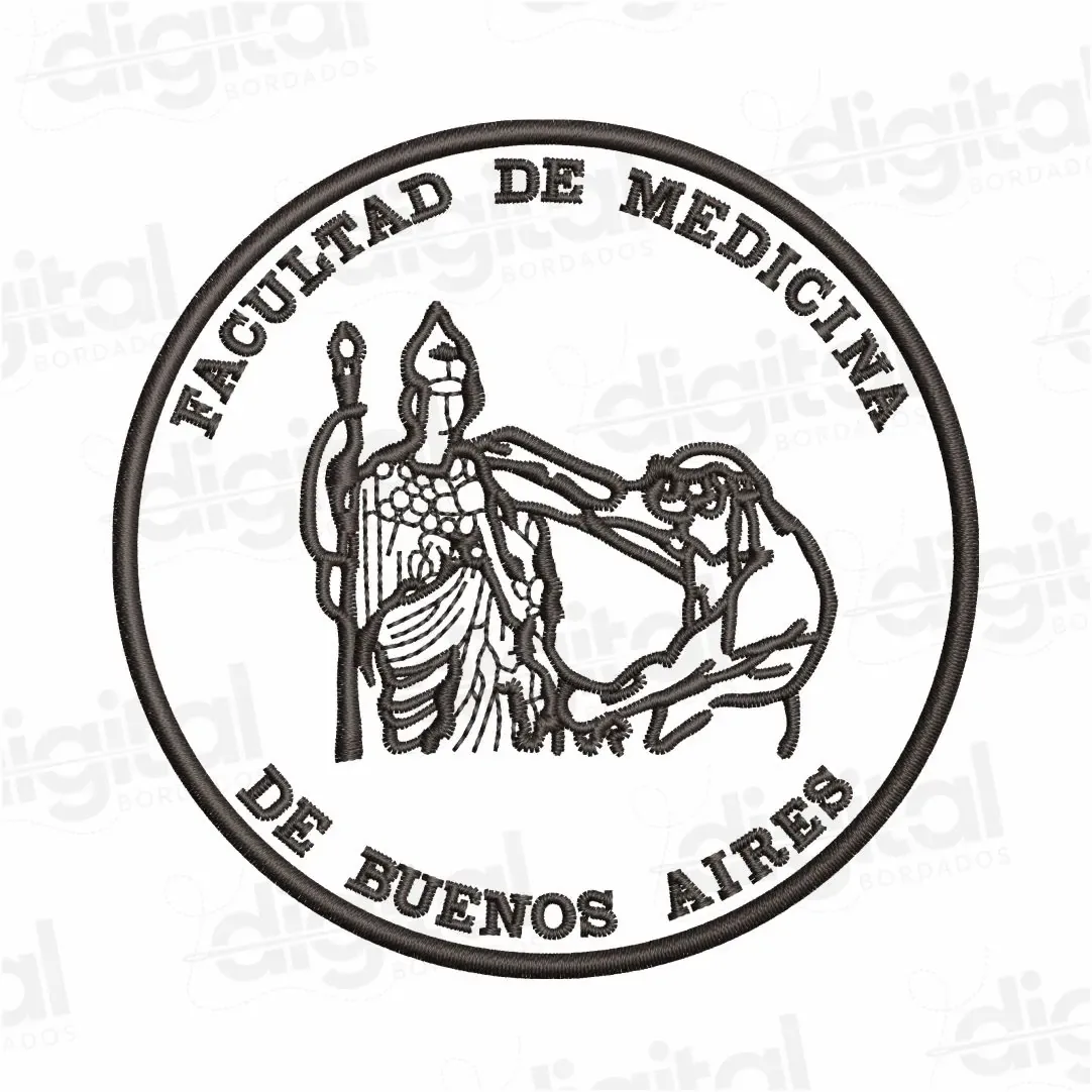 Matriz Bordado Facultad de Medicina Buenos Aires