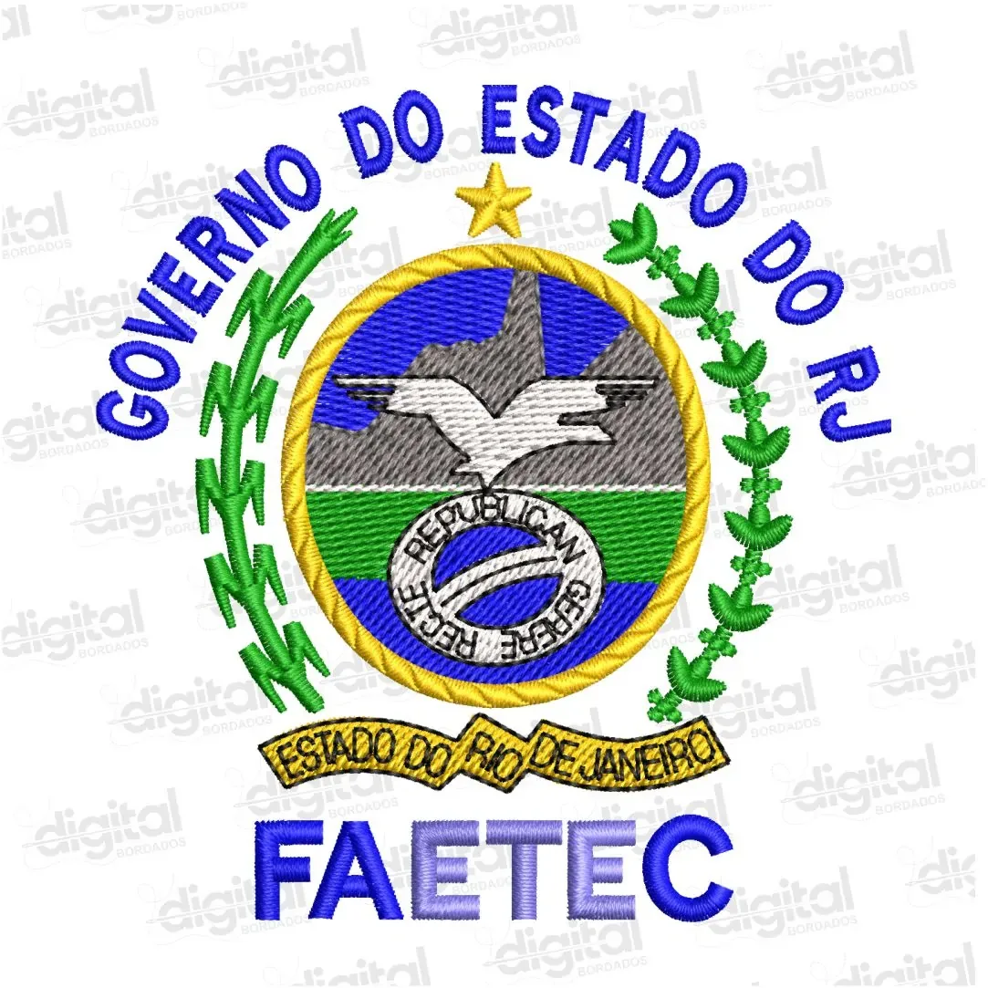 Matriz Bordado Faetec Rj