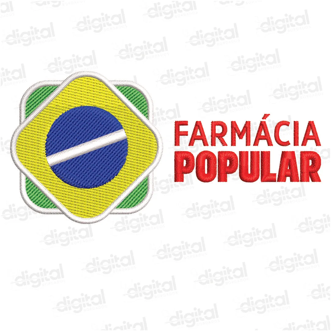 Matriz Bordado Farmácia Popular