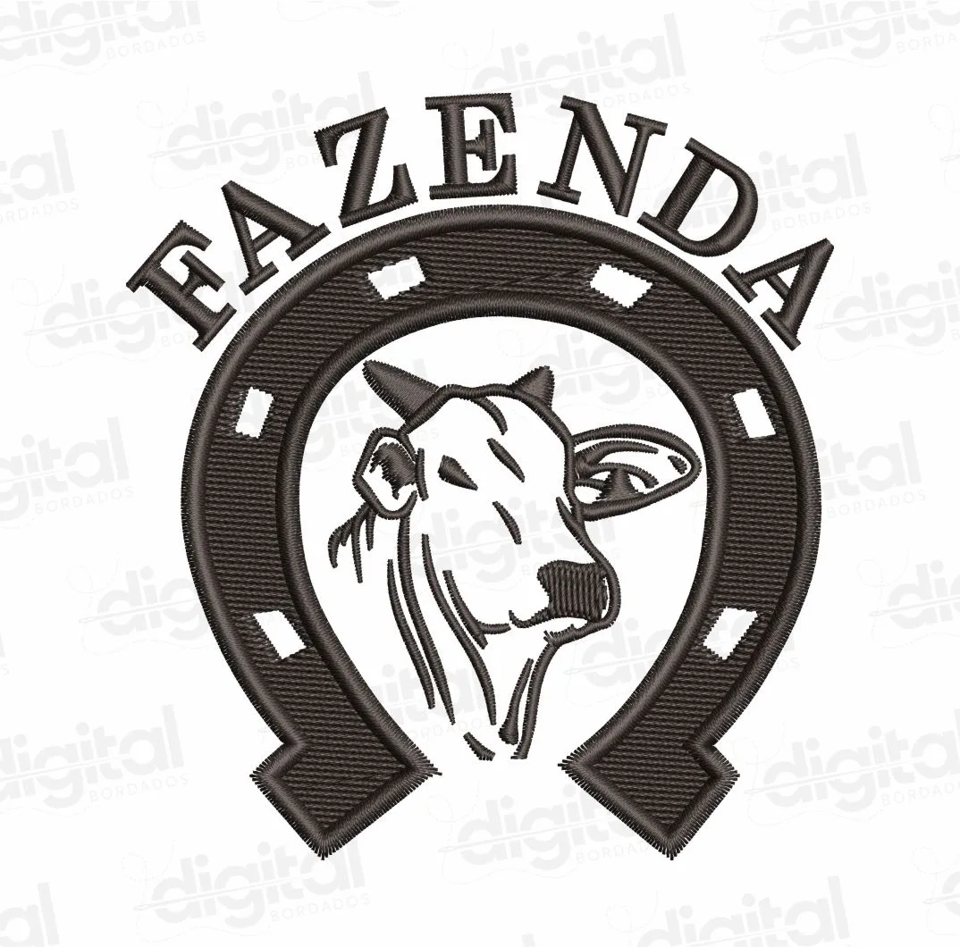 Matriz Bordado Fazenda Boi