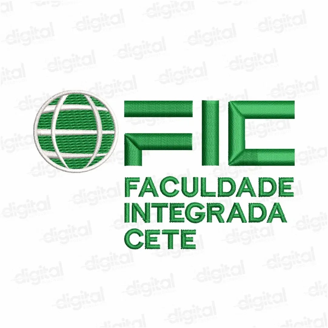 Matriz Bordado Fic Faculdade Integrada Cete