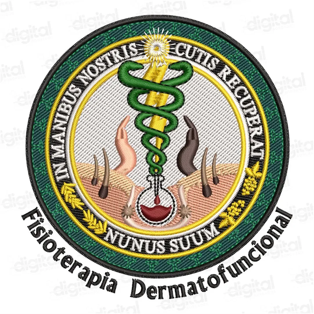 Matriz Bordado Fisioterapia Dermatofuncional