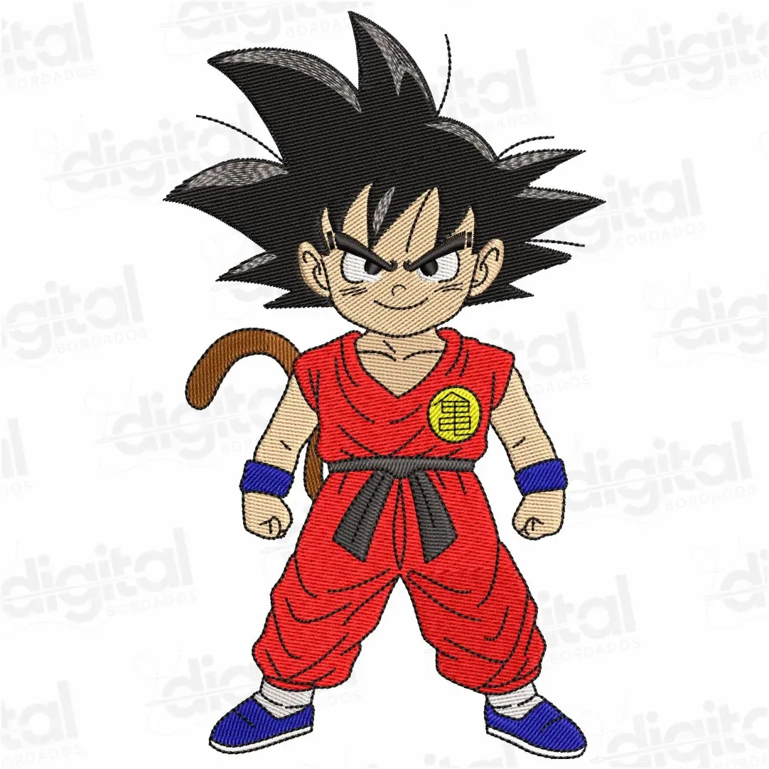 Matriz Bordado Goku Kids