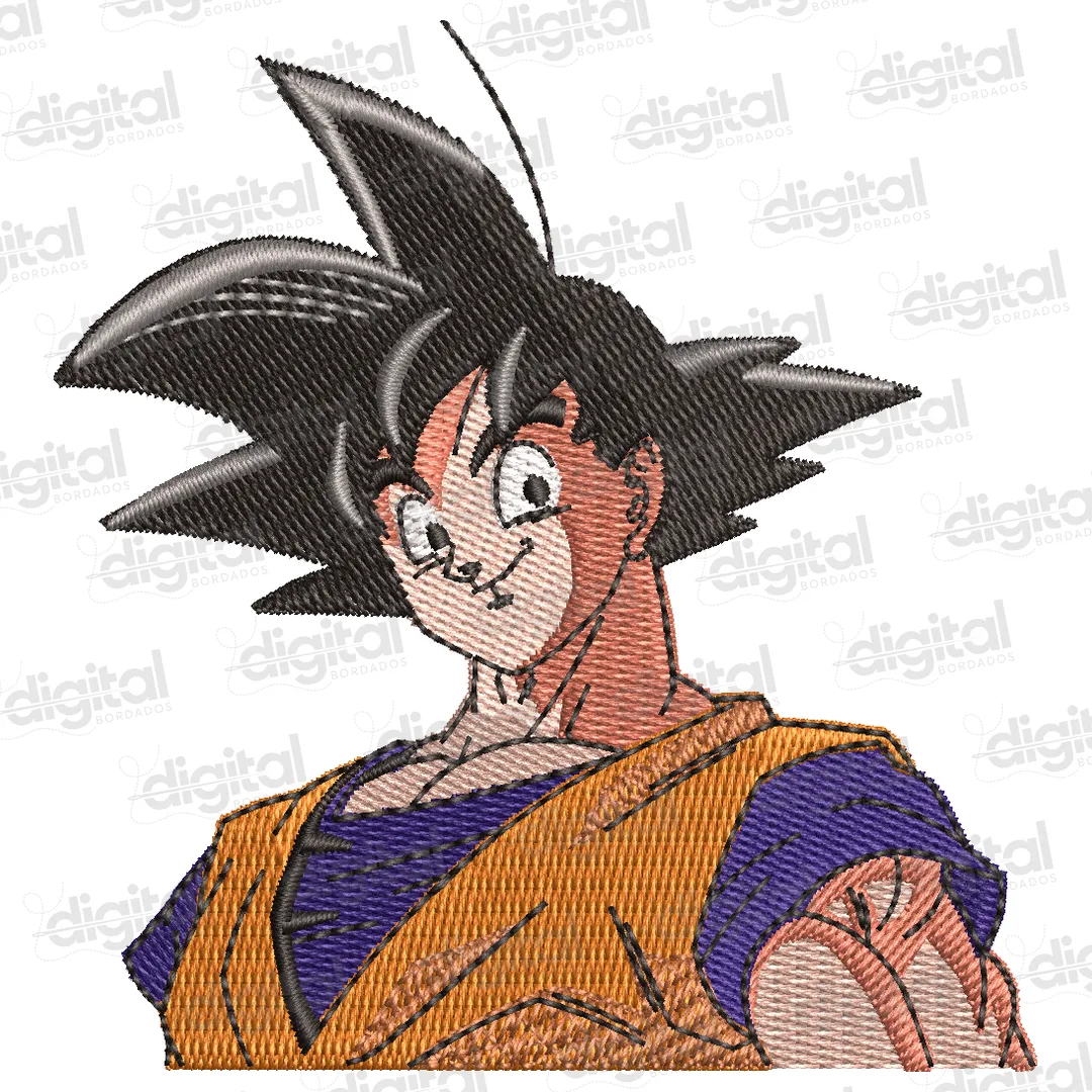 Matriz Bordado Goku