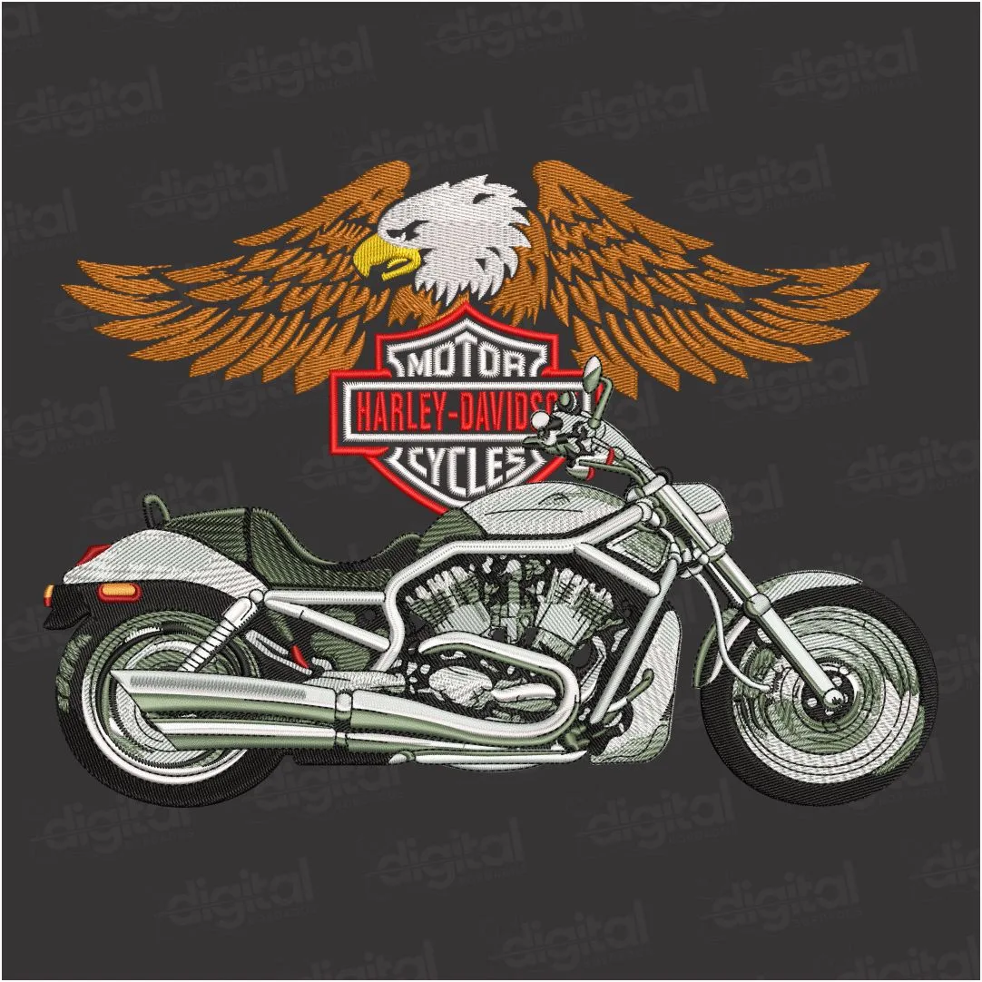 Matriz Bordado Harley Davidson 1