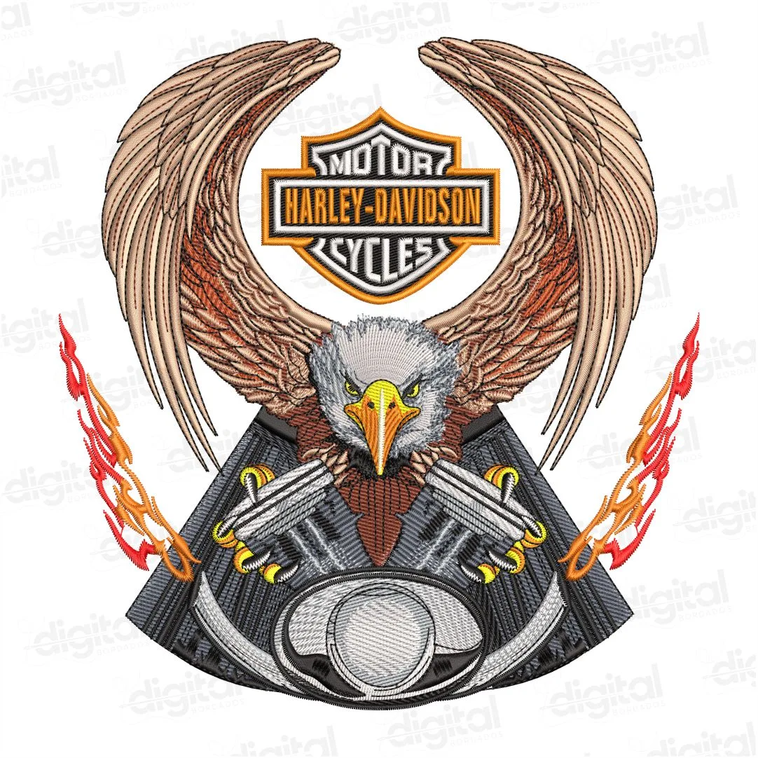 Matriz Bordado Harley Davidson 11