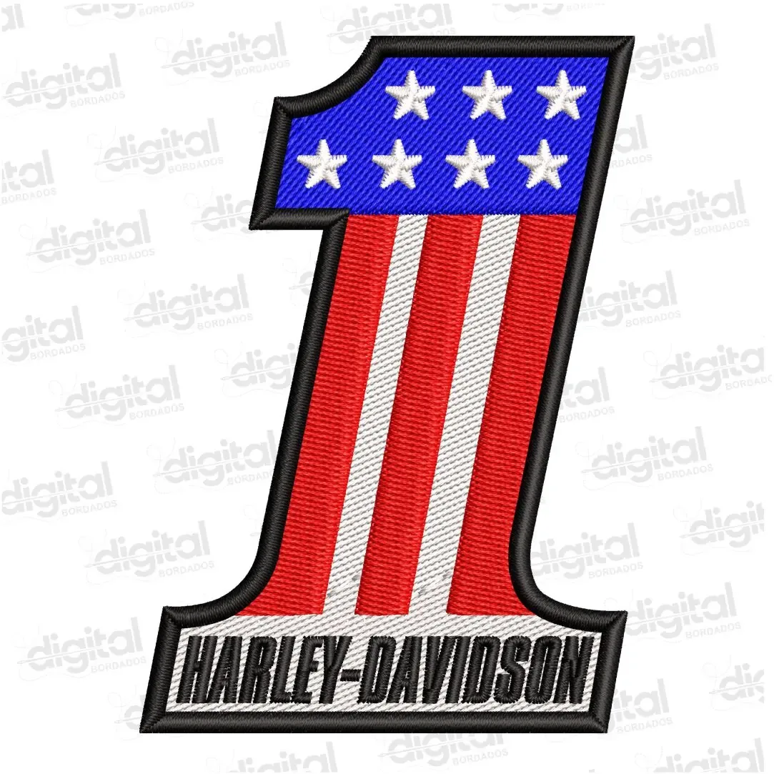 Matriz Bordado Harley Davidson 14