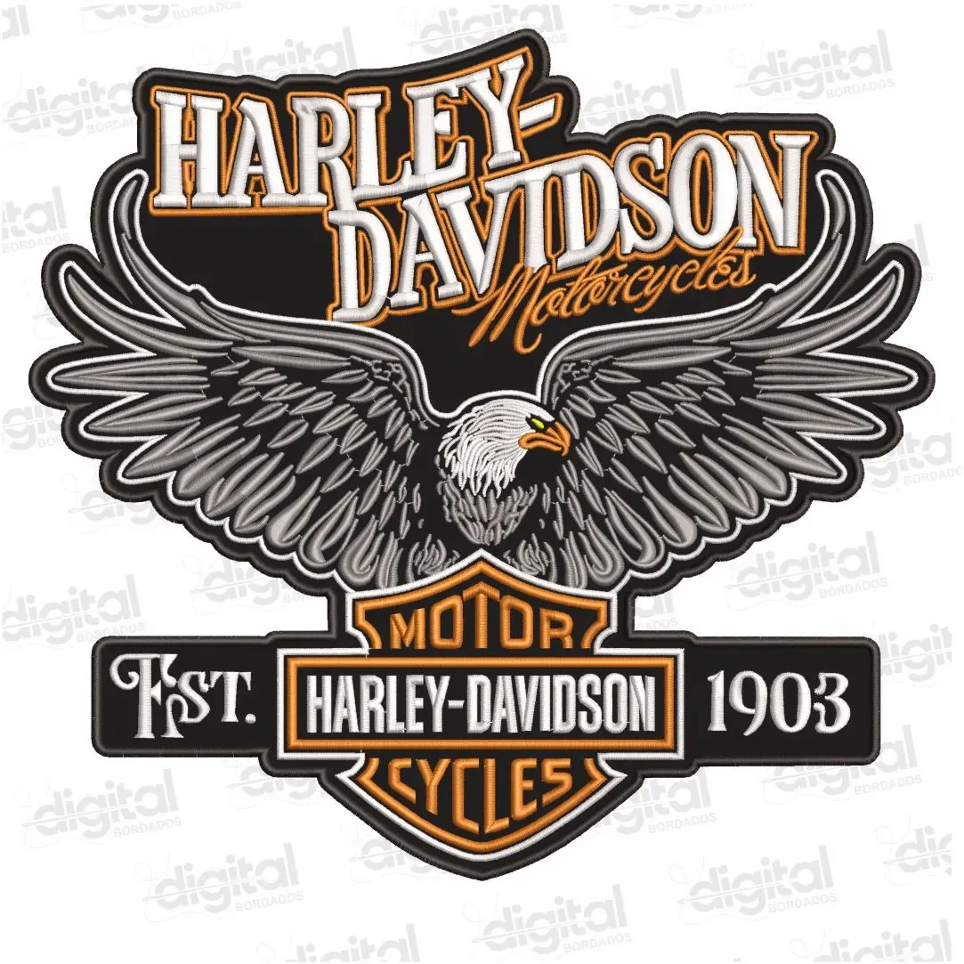 Matriz Bordado Harley Davidson 15