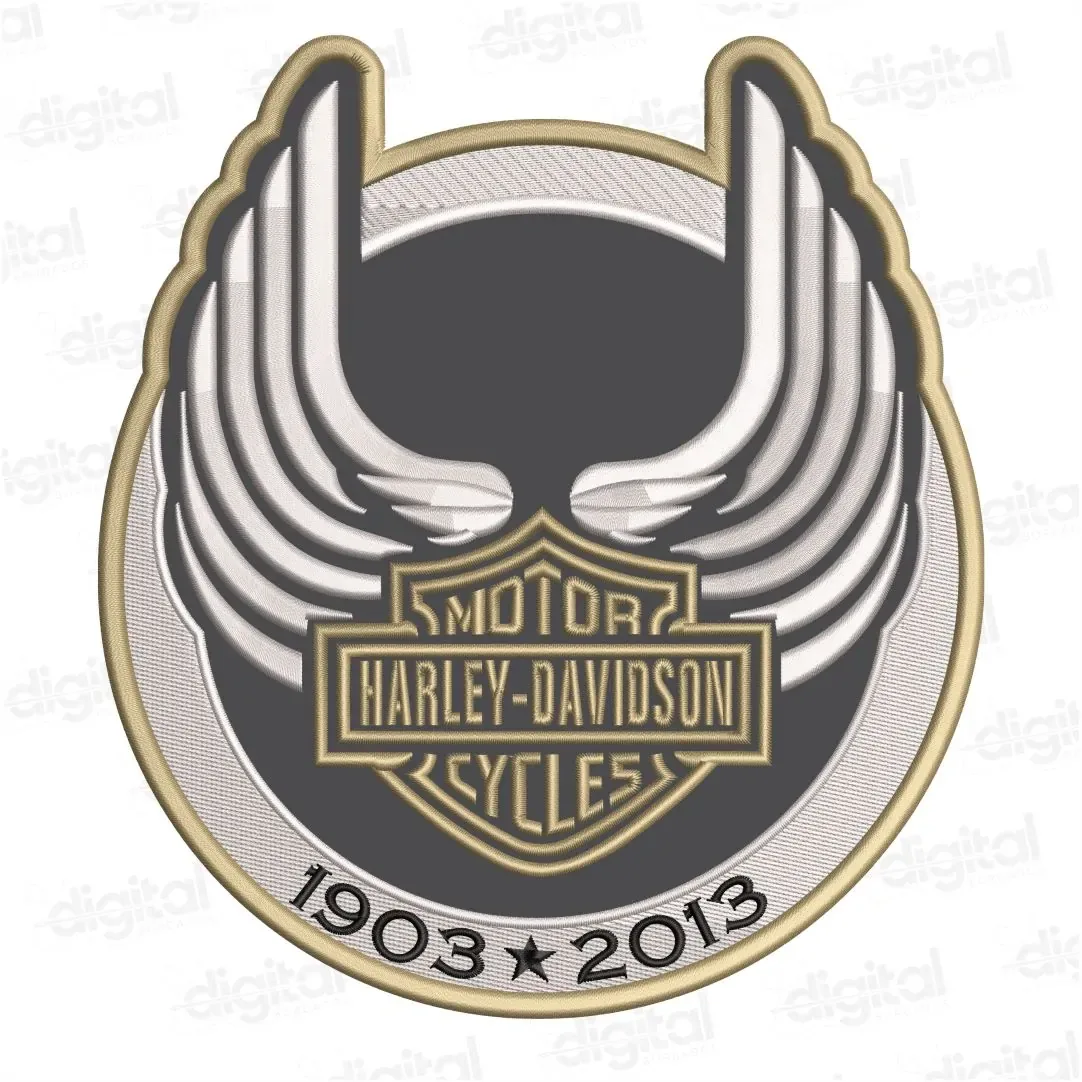 Matriz Bordado Harley Davidson 6
