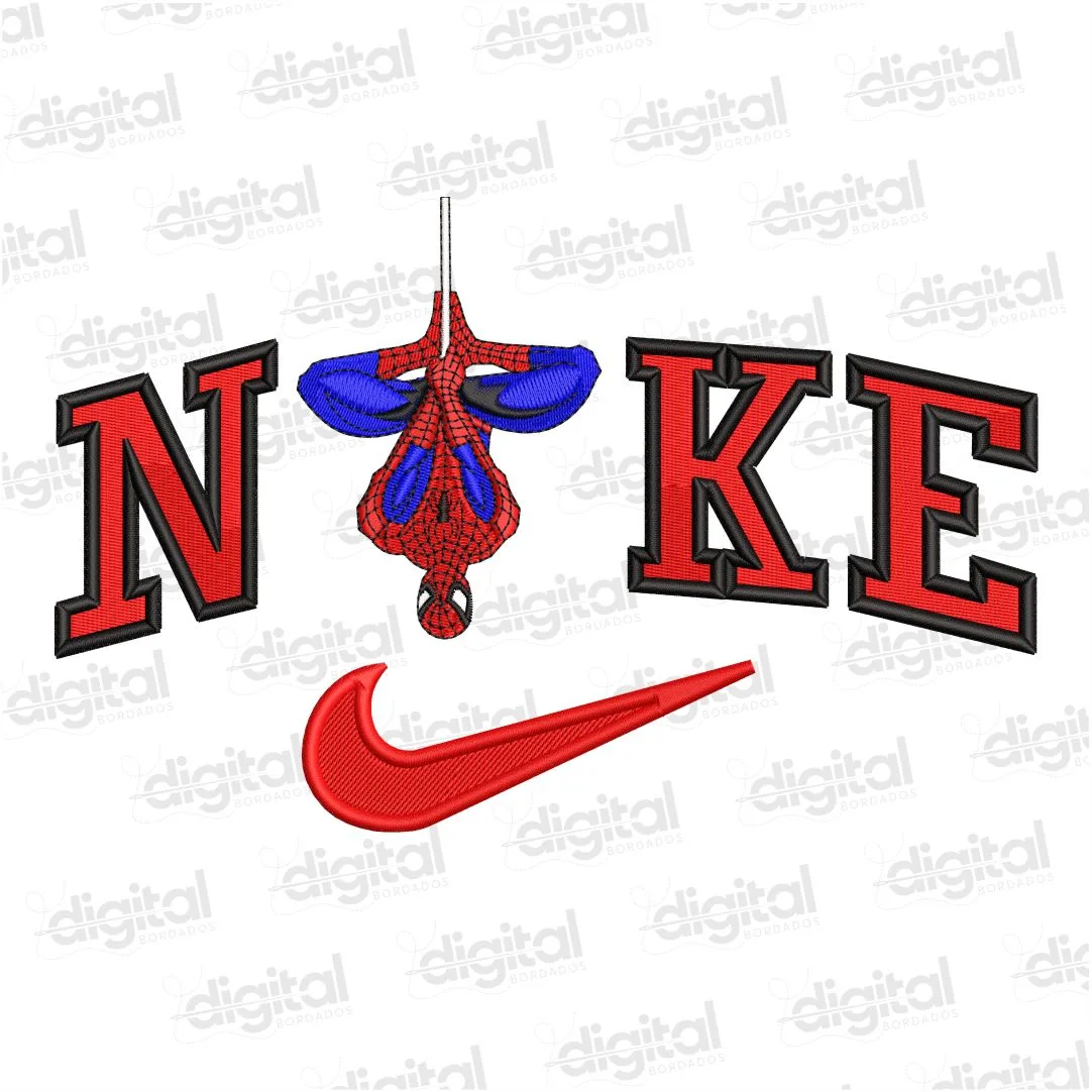 Matriz Bordado Homem Aranha Nike