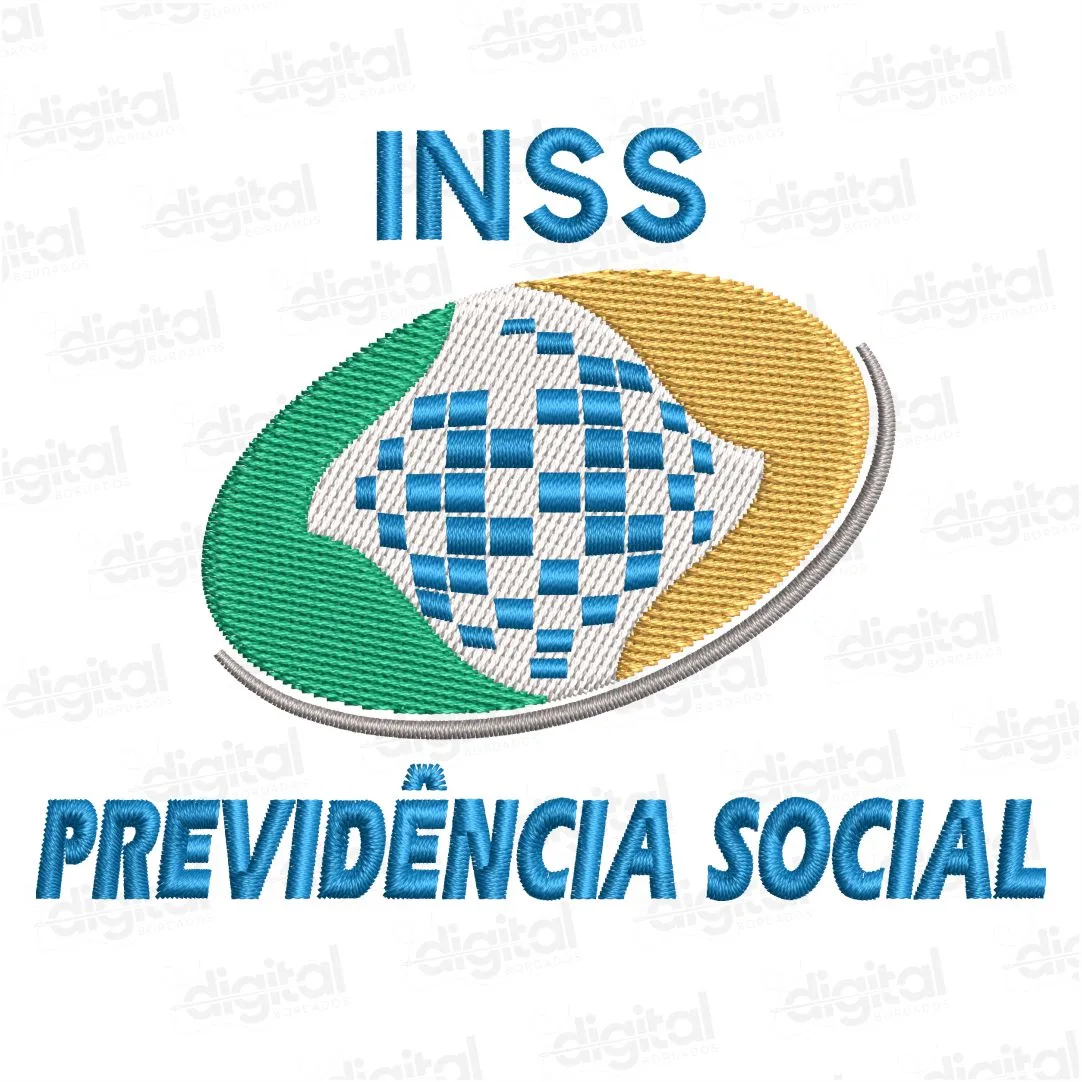 Matriz Bordado Inss Previdência Social
