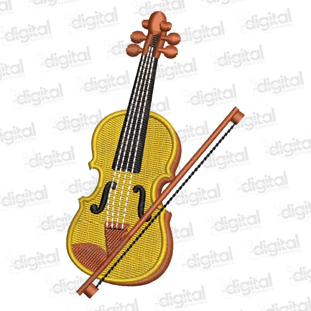 Matriz Bordado Instrumento Violino 2