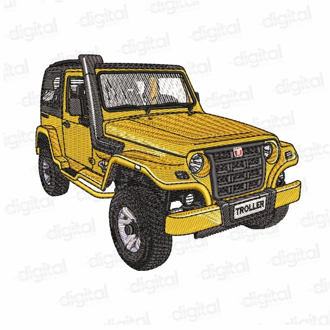 Matriz Bordado Jeep Troller