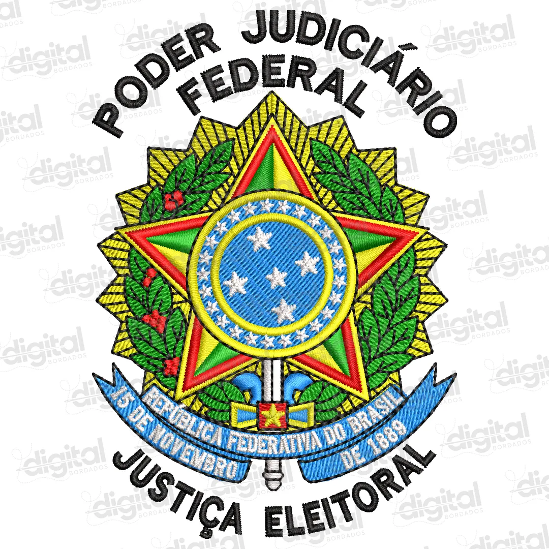Matriz Bordado Poder Judiciário Federal