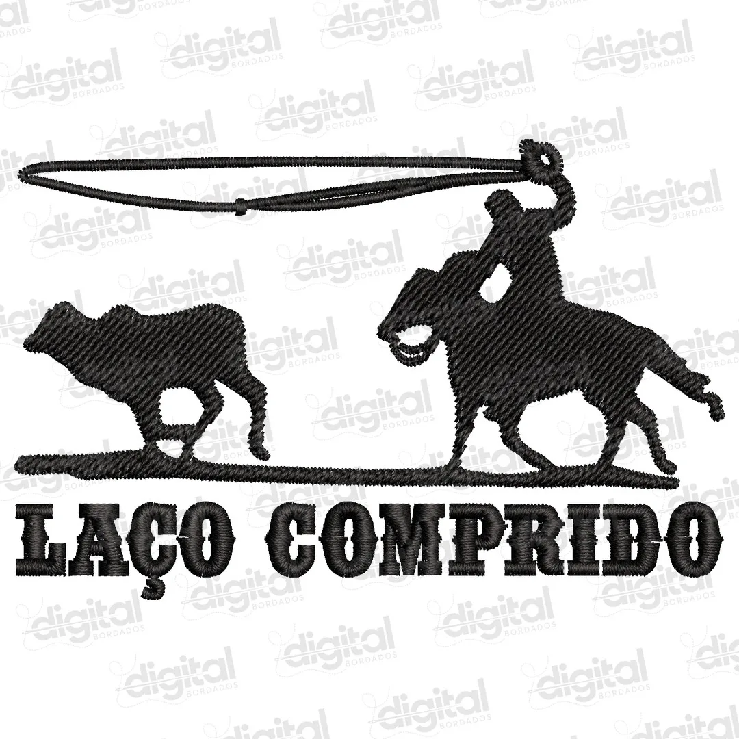 Matriz Bordado Laço Comprido