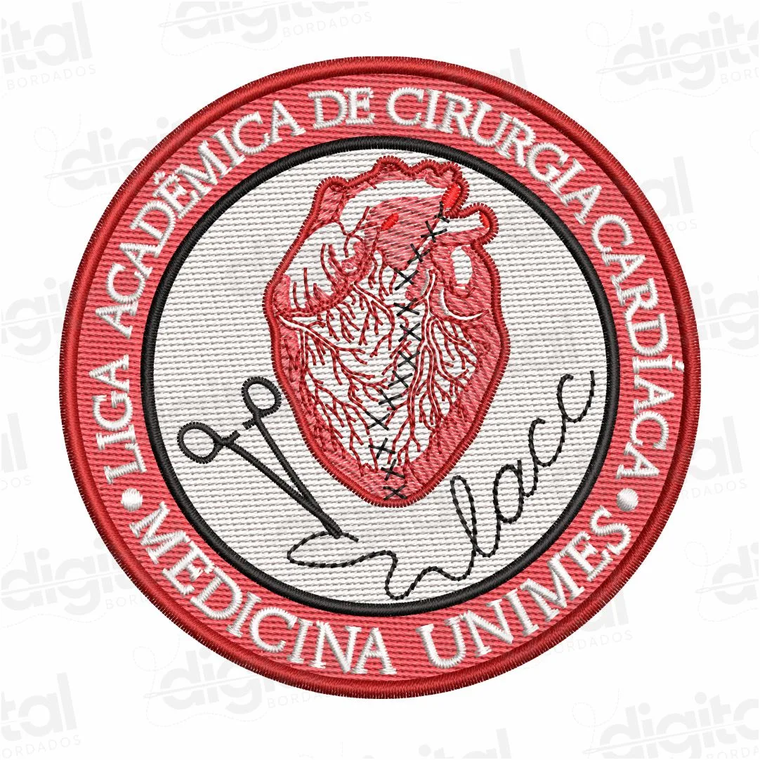 Matriz Bordado Liga Acadêmica de Cirurgia Cardíaca Unimes