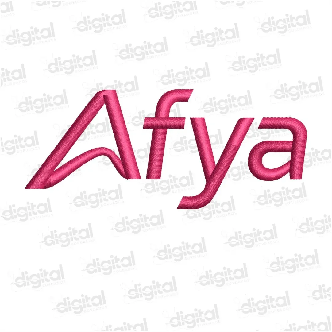 Matriz Bordado Logo Afya