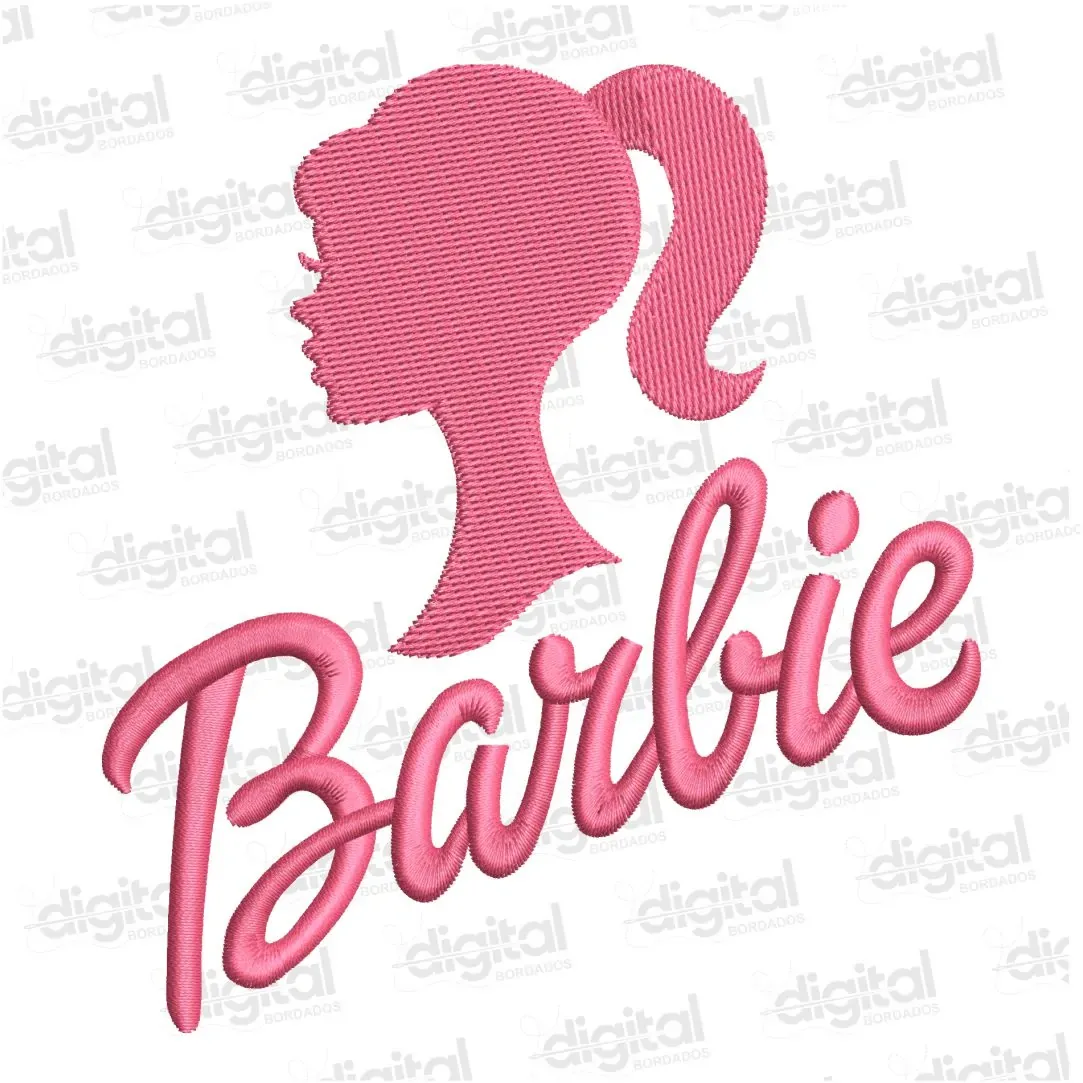 Matriz Bordado Logo Barbie