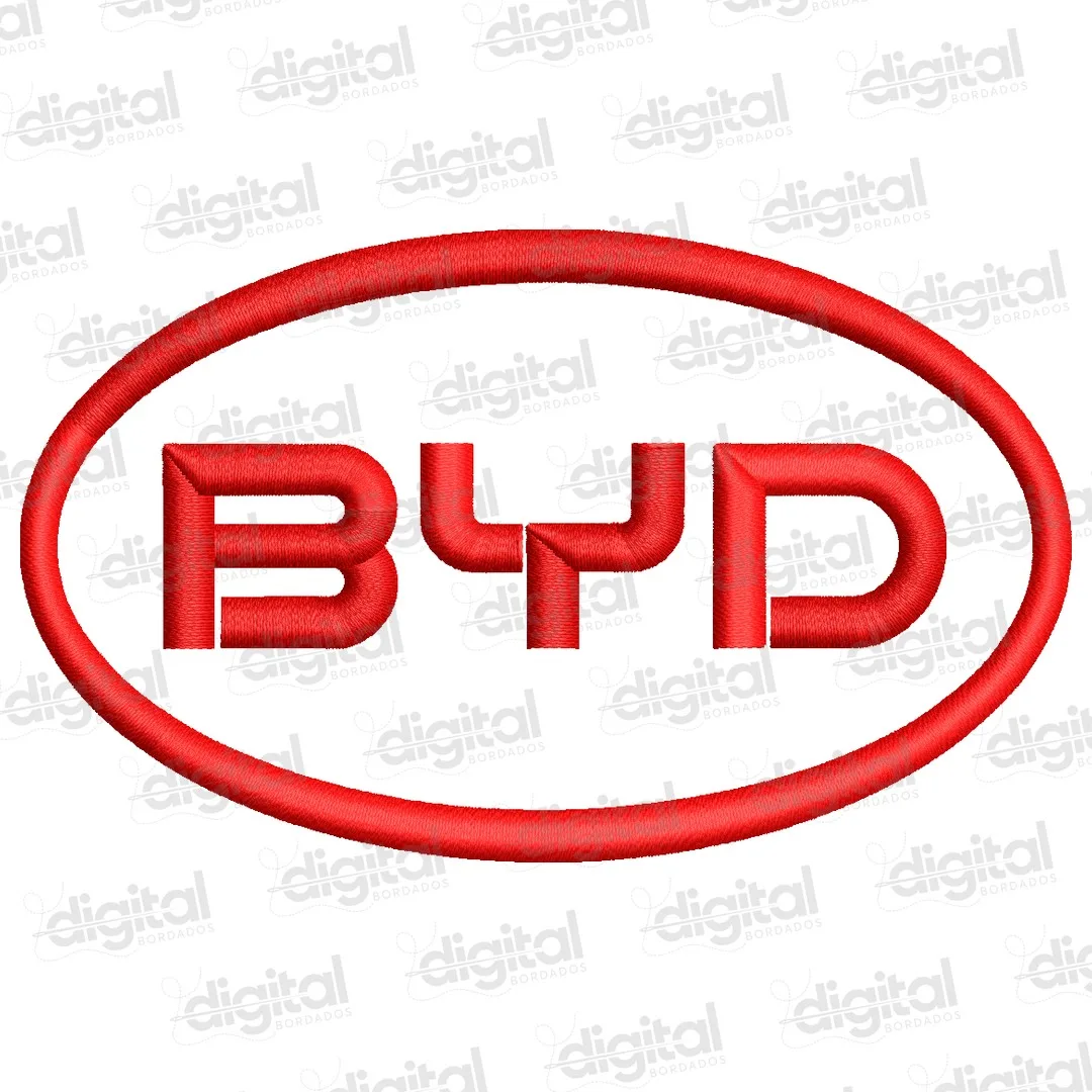 Matriz Bordado Logo BYD